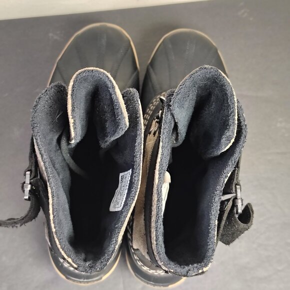 Sorel Boots Womens 10 Fancy Lace II Winter Snow Leather Duck Boots DNL-2125 - Picture 9 of 13